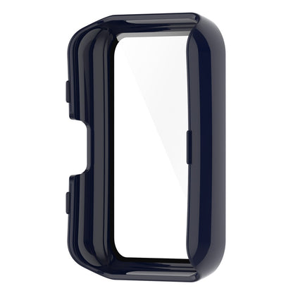 Super Pænt Oppo Watch Free Cover med Skærmbeskytter i Plastik og Hærdet Glas - Blå#serie_4