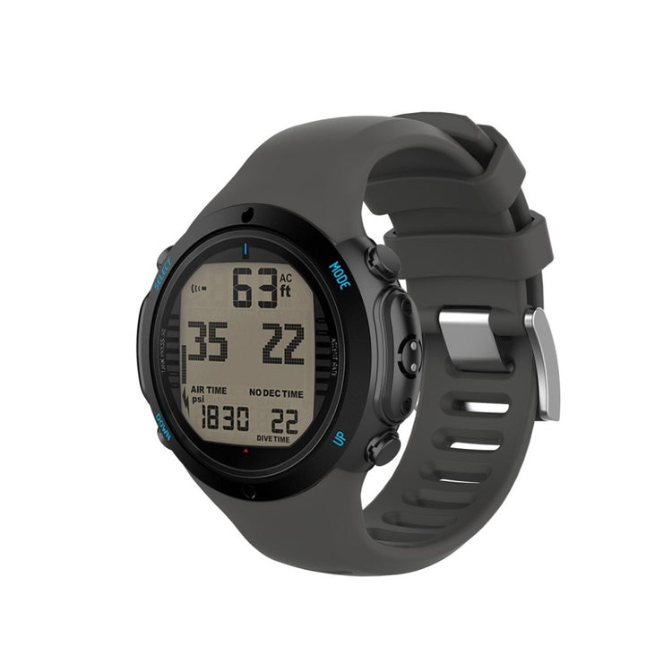 Mega fint Universal Suunto Silikone Rem - Sølv#serie_3