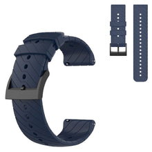 Rigtigt holdbart Universal Suunto Silikone Rem - Blå#serie_1