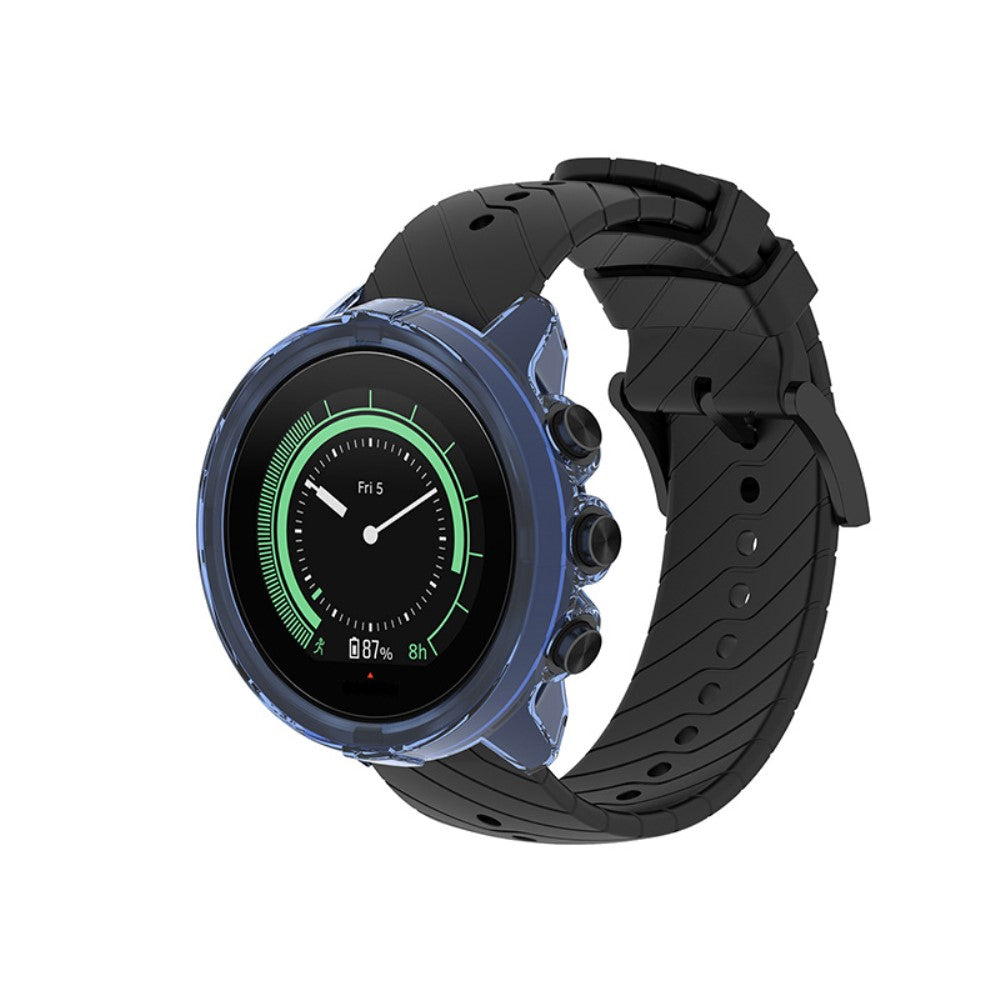 Universal Suunto Gennemsigtig Silikone Bumper  - Blå#serie_3