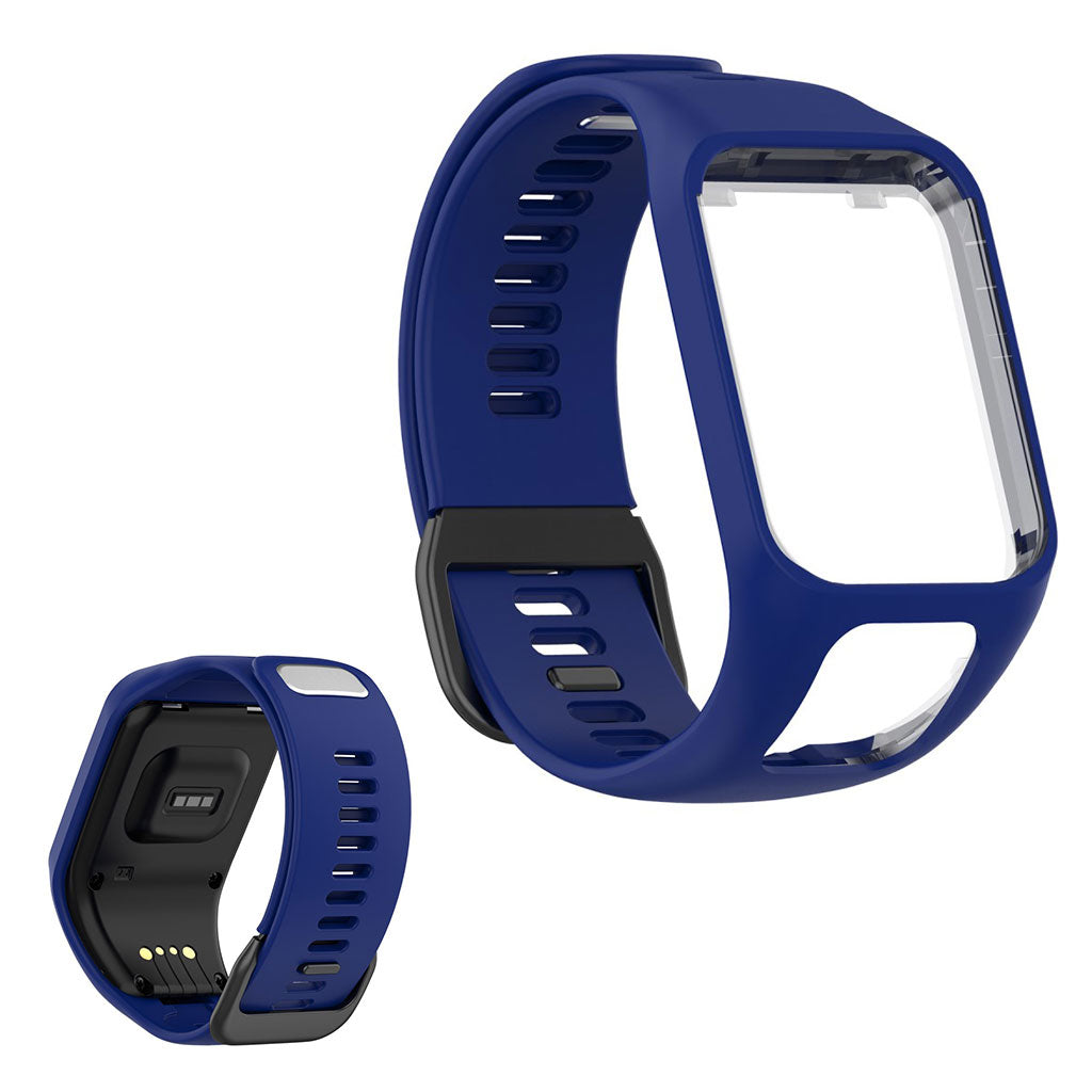 Super cool Universal Tomtom Silikone Rem - Blå#serie_11