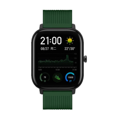 Super cool Amazfit Bip Lite Silikone Rem - Grøn#serie_8