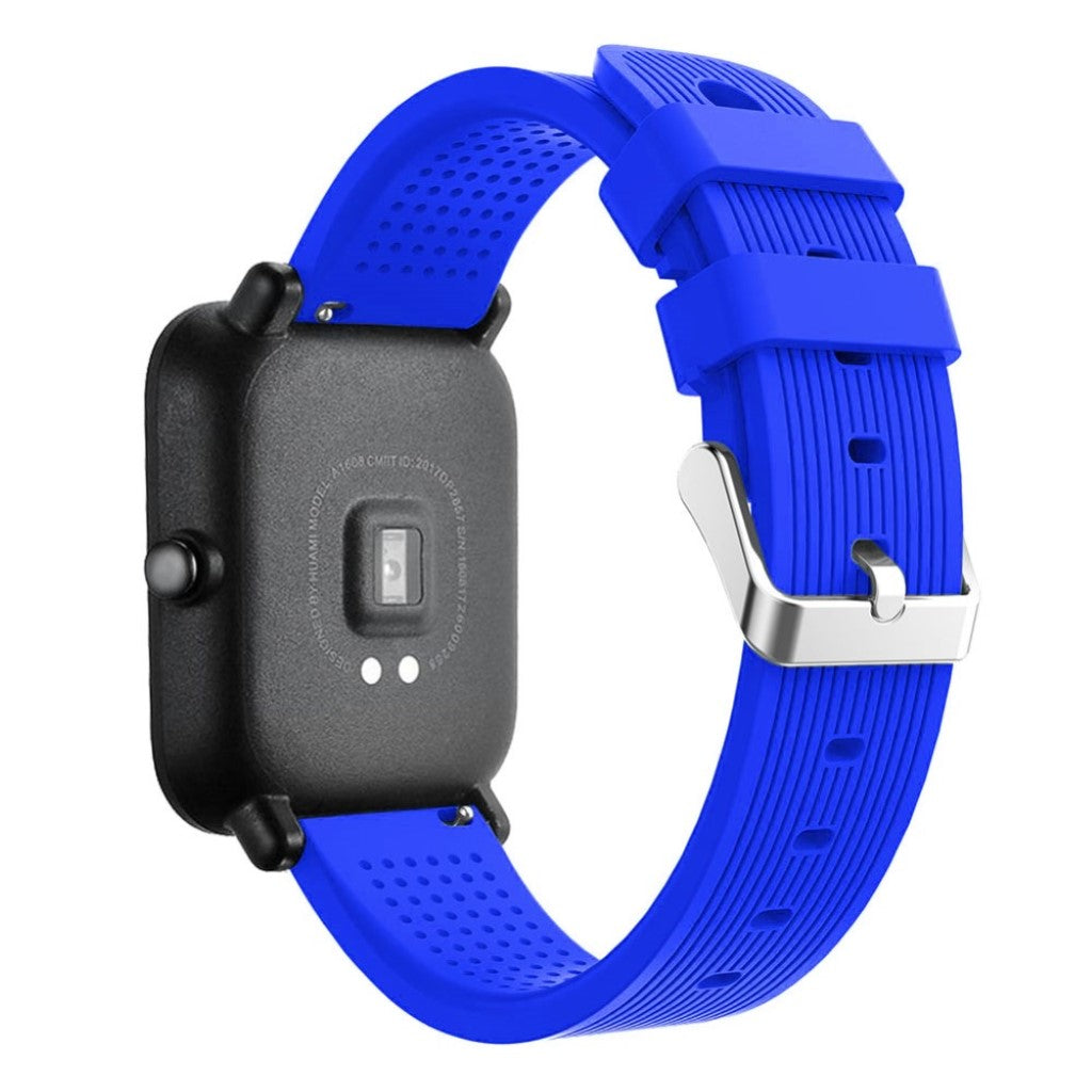 Super cool Amazfit Bip Lite Silikone Rem - Blå#serie_9