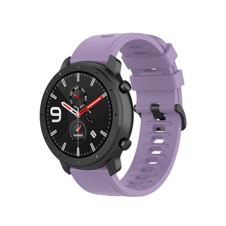 Vildt godt Amazfit GTR 47mm Silikone Rem - Lilla#serie_10