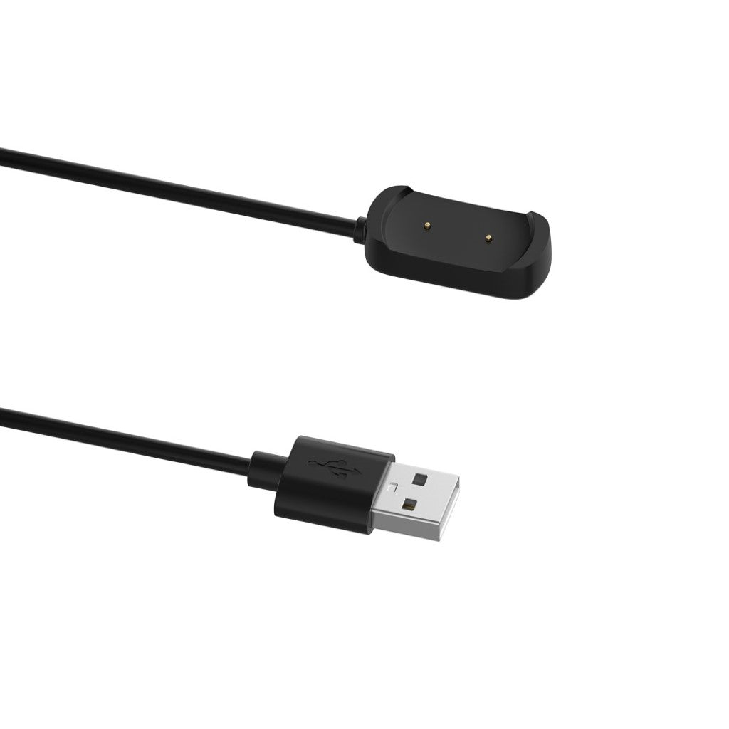 1m Plastik Amazfit GTR 42mm / Amazfit GTR 47mm USB Ladestation - Sort#serie_011