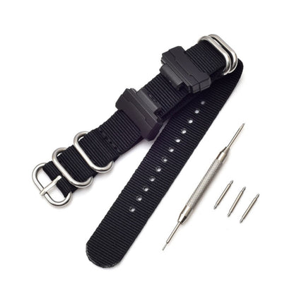 Klassisk Universal Casio Nylon Rem - Sort#serie_4
