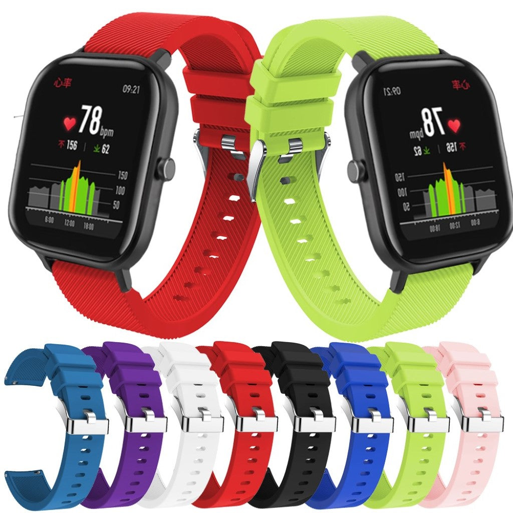 Super cool Amazfit Youth Silikone Rem - Sort#serie_1