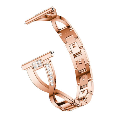 Vildt pænt Amazfit GTS Metal og Rhinsten Rem - Pink#serie_3