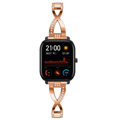 Vildt pænt Amazfit GTS Metal og Rhinsten Rem - Pink#serie_3
