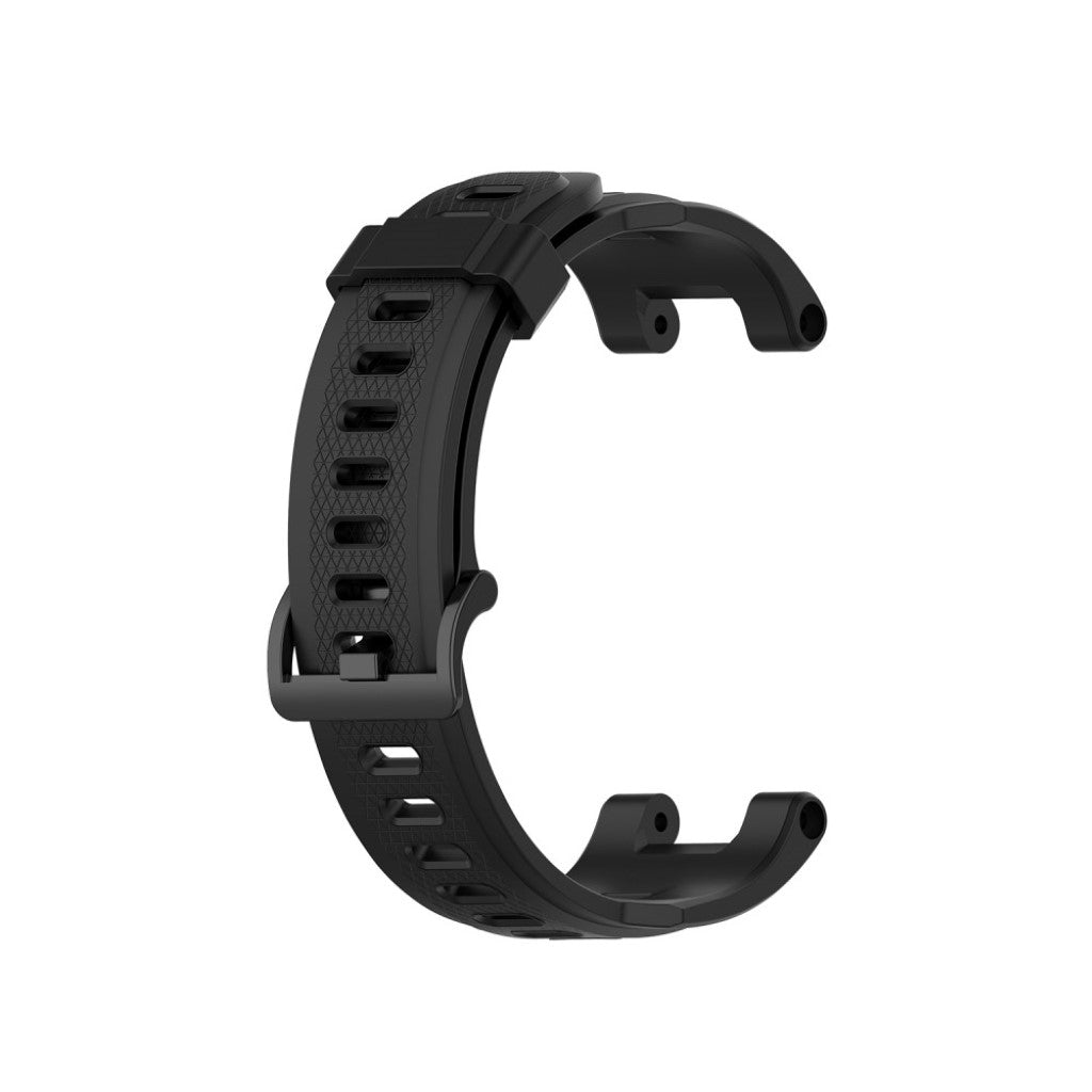 Meget komfortabel Amazfit T-Rex Silikone Rem - Sort#serie_1