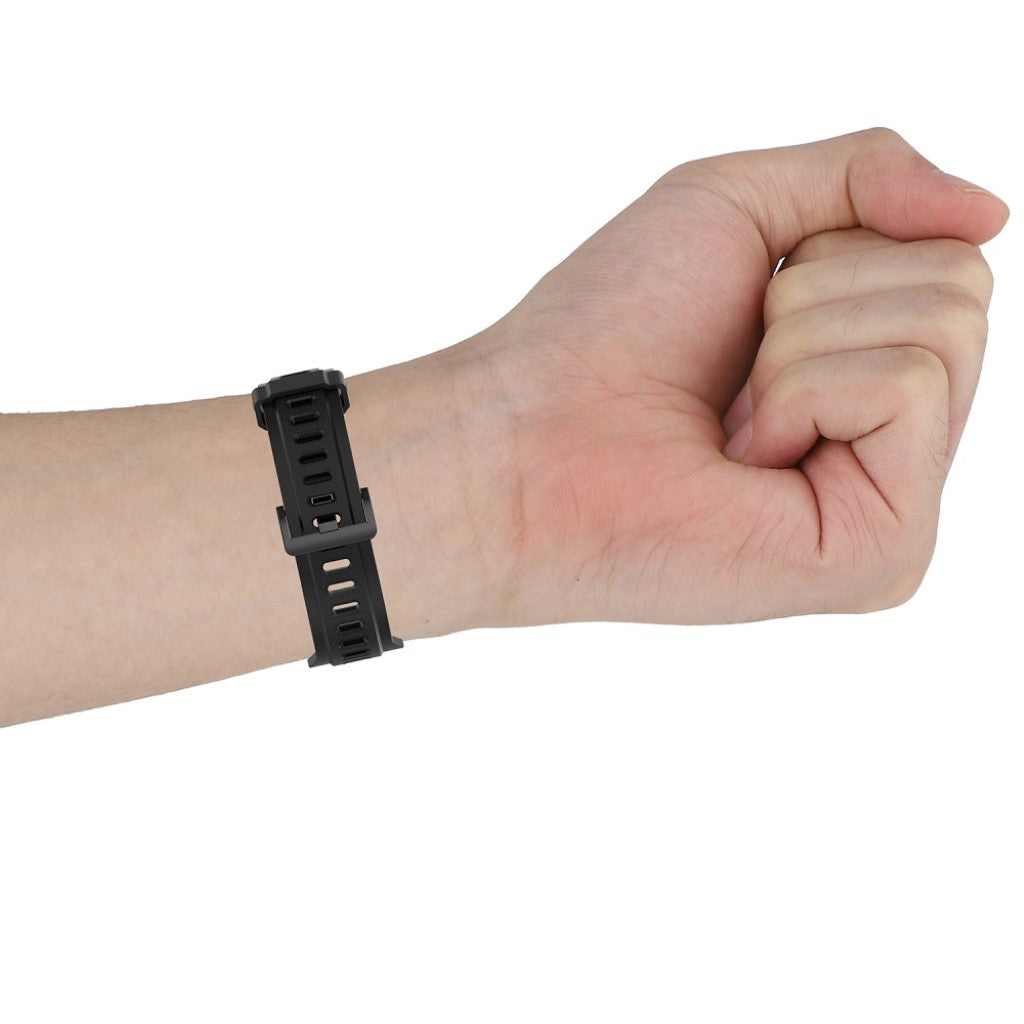 Meget komfortabel Amazfit T-Rex Silikone Rem - Sort#serie_1