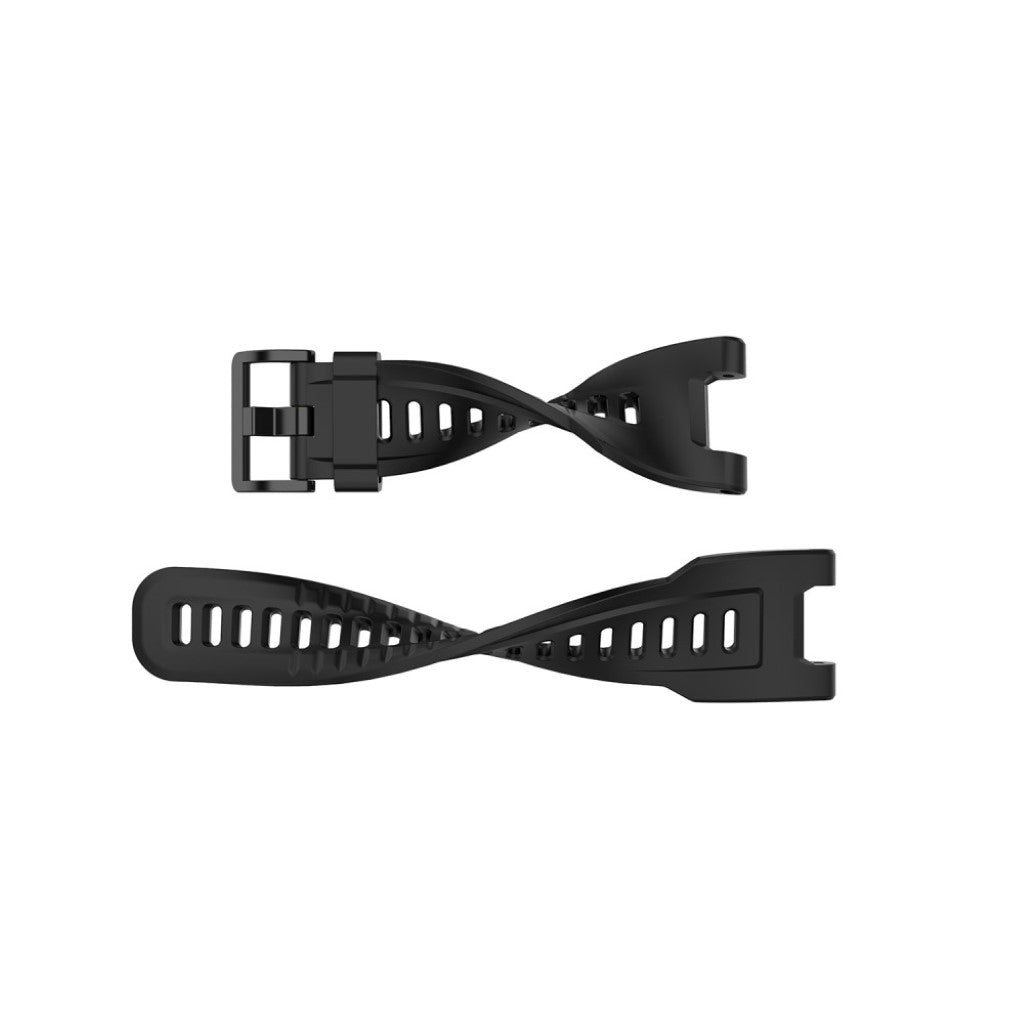 Meget komfortabel Amazfit T-Rex Silikone Rem - Sort#serie_1