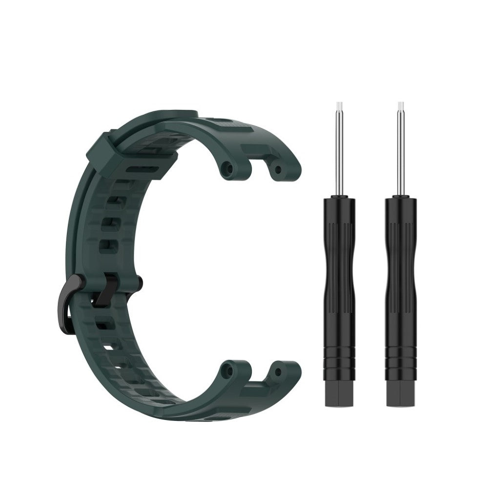 Meget komfortabel Amazfit T-Rex Silikone Rem - Grøn#serie_3