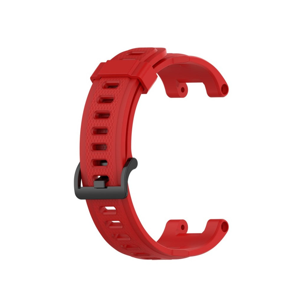 Meget komfortabel Amazfit T-Rex Silikone Rem - Rød#serie_6