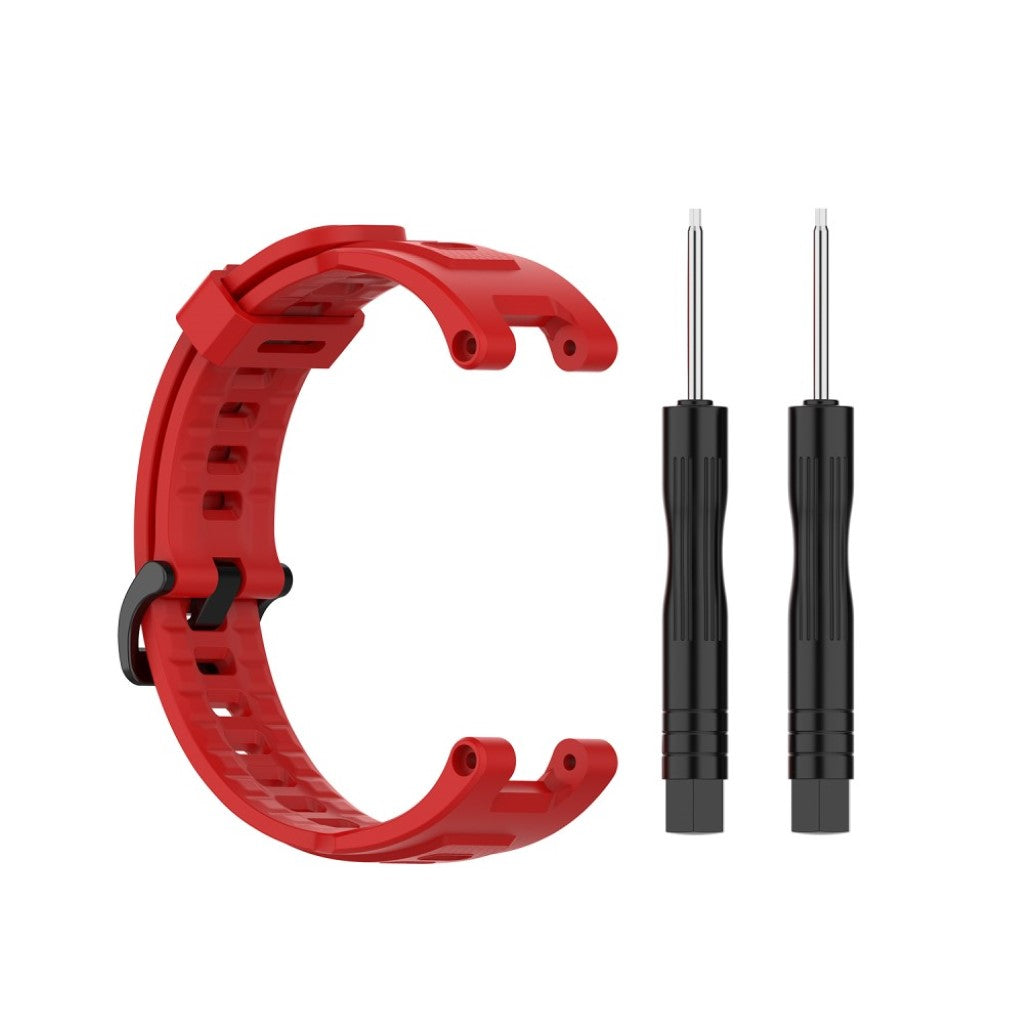 Meget komfortabel Amazfit T-Rex Silikone Rem - Rød#serie_6