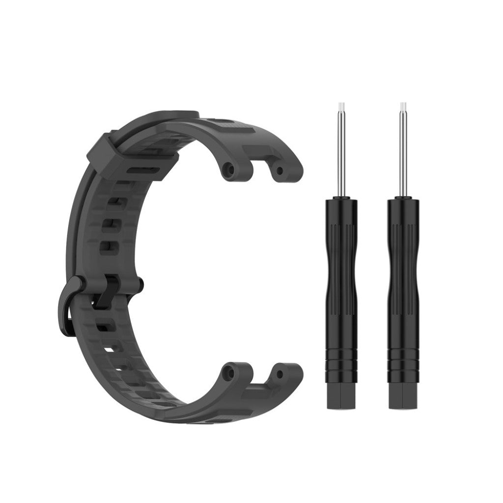 Meget komfortabel Amazfit T-Rex Silikone Rem - Sølv#serie_7