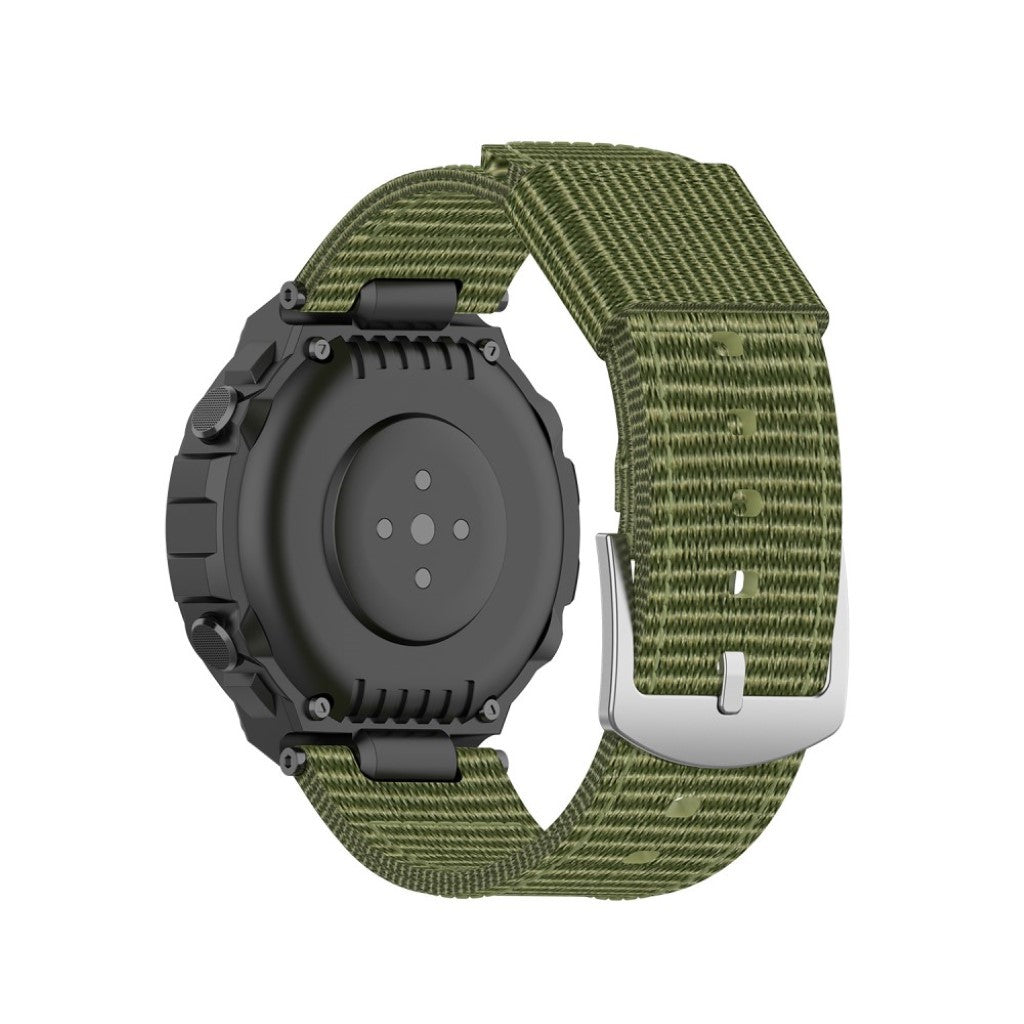 Kønt Amazfit T-Rex Nylon Rem - Grøn#serie_5