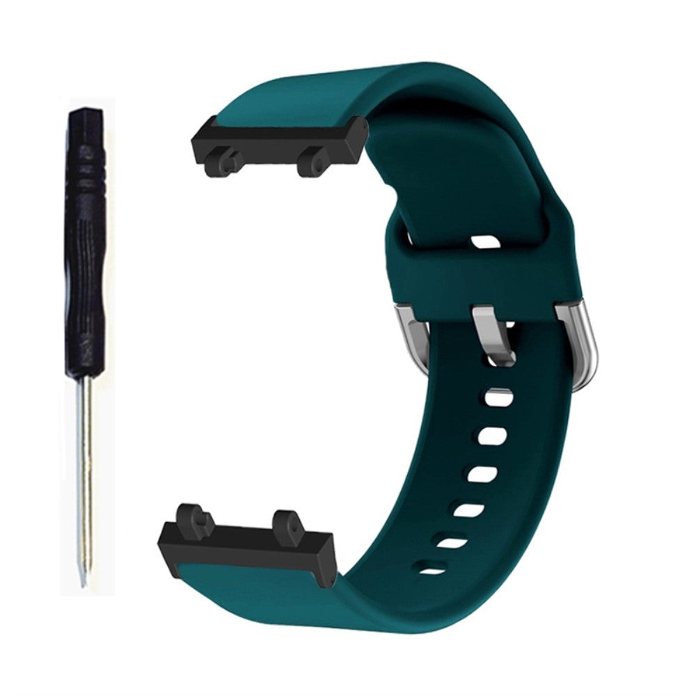 Rigtigt slidstærk Amazfit T-Rex 2 Silikone Rem - Blå#serie_10