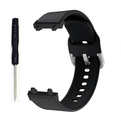 Rigtigt slidstærk Amazfit T-Rex 2 Silikone Rem - Sort#serie_4