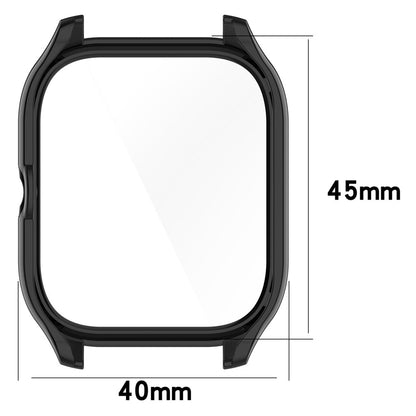 Rigtigt Flot Amazfit GTS 4 Cover med Skærmbeskytter i Plastik og Hærdet Glas - Grøn#serie_3