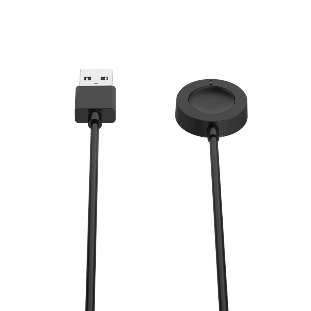 1m Universal Smartwatch USB Opladningskabel - Sort#serie_1