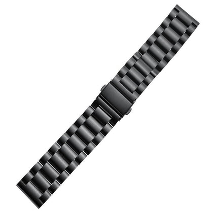 Meget flot Universal Fossil Metal Rem - Sort#serie_4