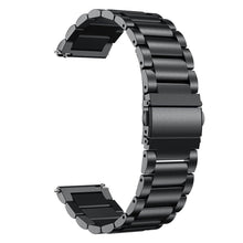 Meget flot Universal Fossil Metal Rem - Sort#serie_4