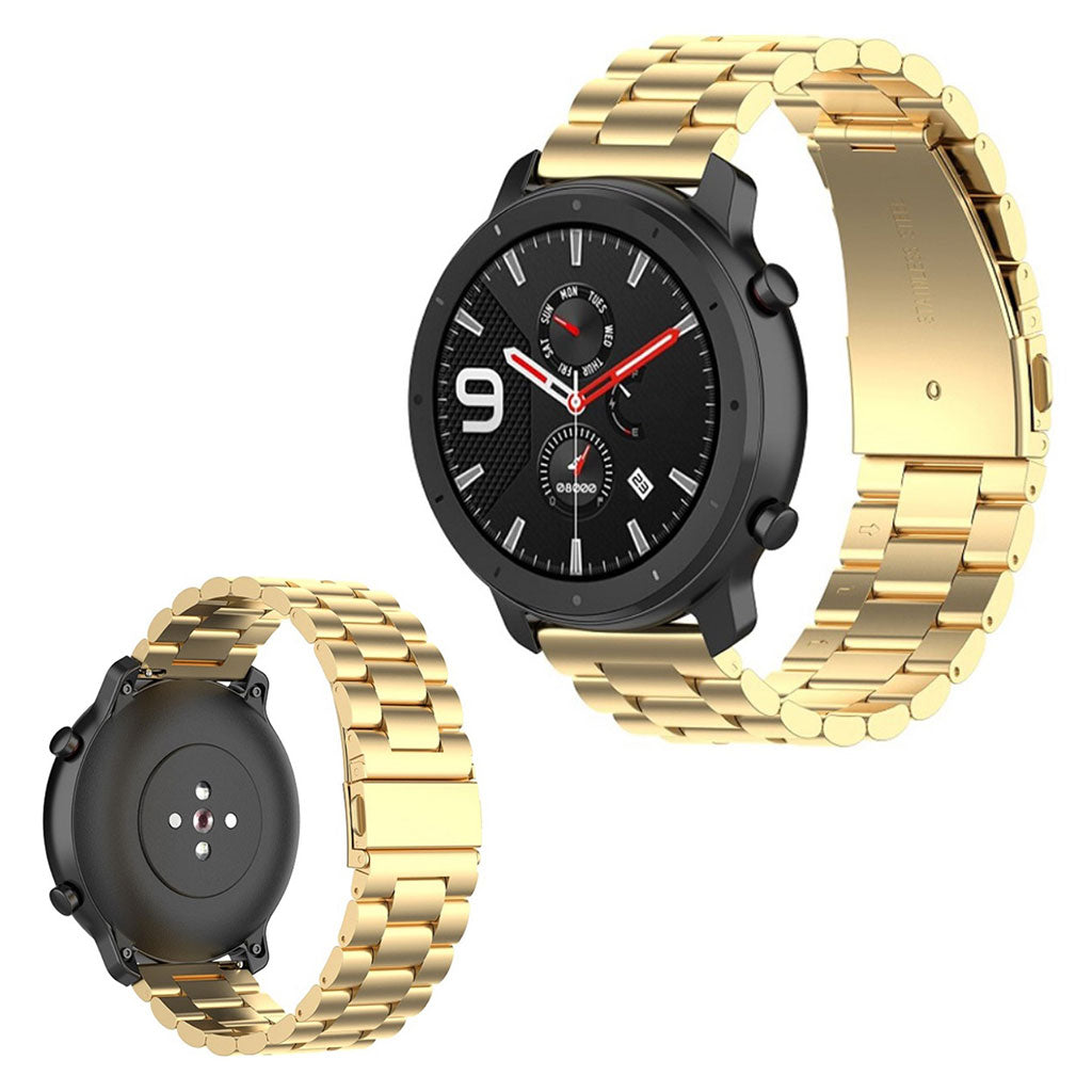 Rigtigt rart Universal Fossil Metal Rem - Guld#serie_2