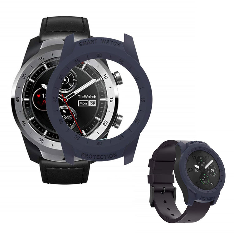 Ticwatch Pro Holdbar Plastik Bumper  - Blå#serie_011