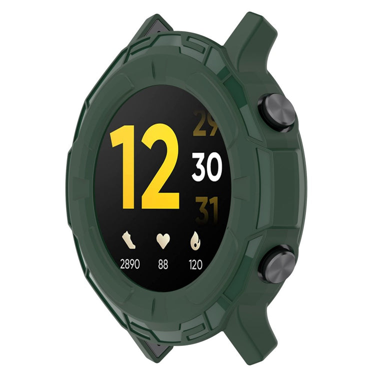 Realme Watch S Beskyttende Silikone Bumper  - Grøn#serie_3