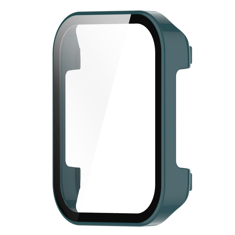 Meget Godt Realme Watch 3 Cover med Skærmbeskytter i Plastik og Hærdet Glas - Grøn#serie_3
