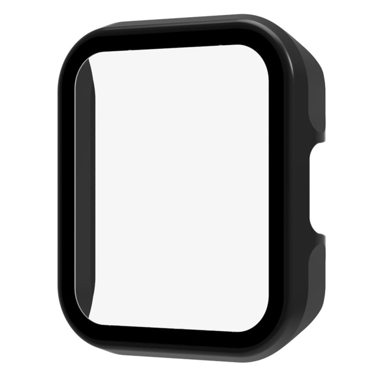 Vildt Flot Haylou SmartWatch LS02 Cover med Skærmbeskytter i Plastik og Hærdet Glas - Sort#serie_2